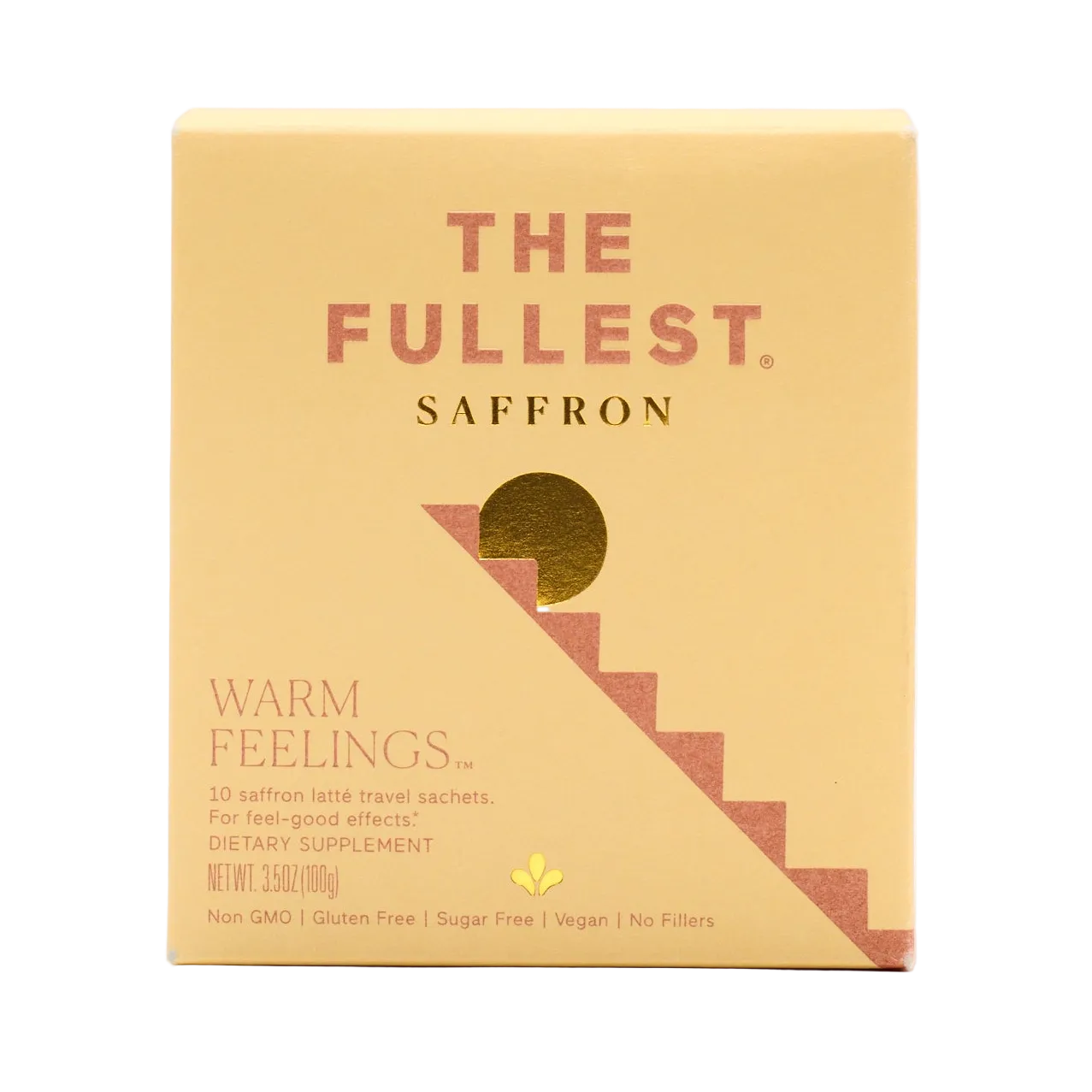 THE FULLEST 10 individual sachets of saffron latte