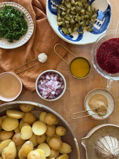 Saffron Potato Salad