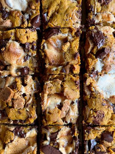 Saffron Pumpkin S'mores Bars