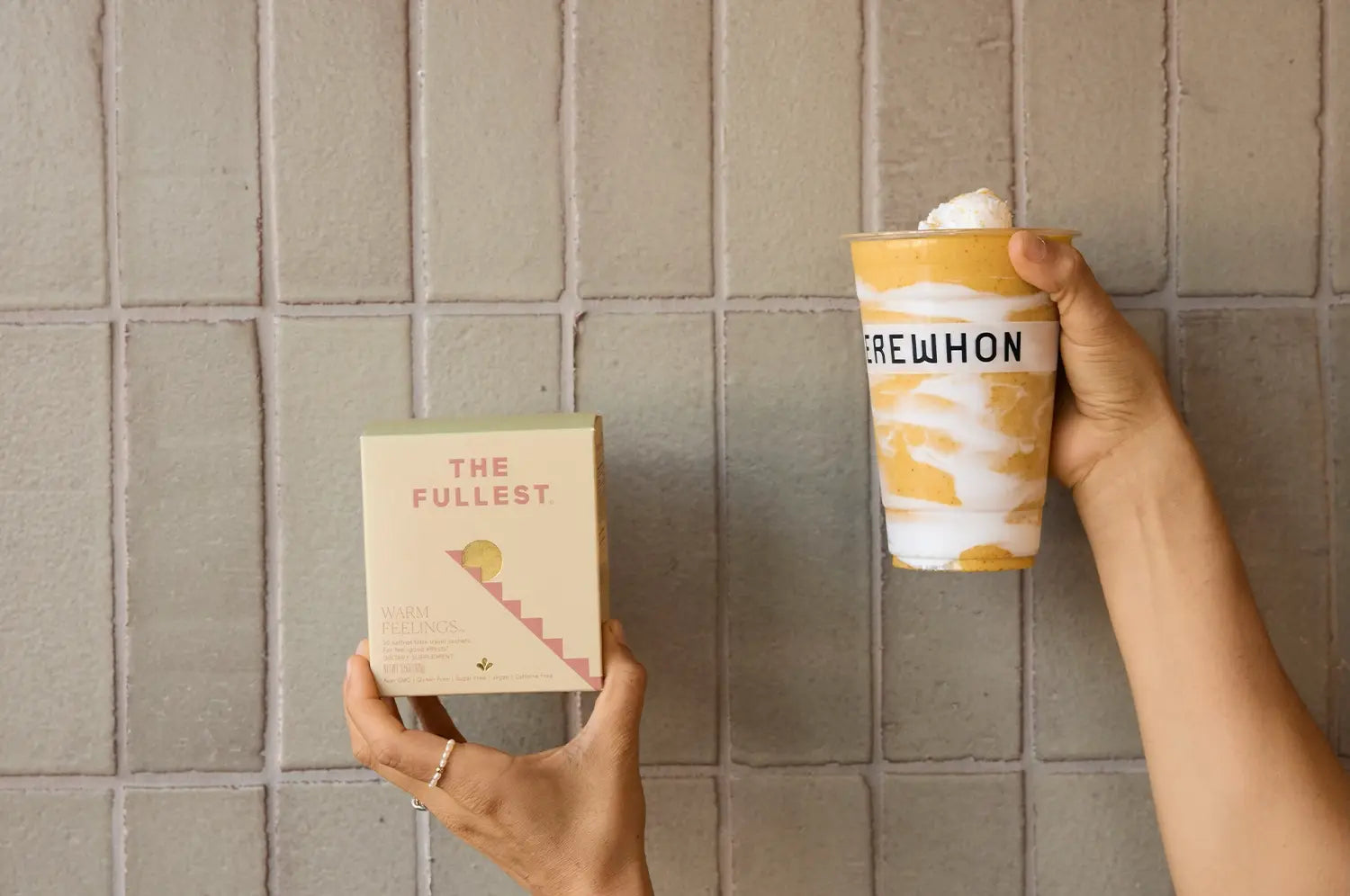 EREWHON X THE FULLEST Golden Hour Saffron Smoothie