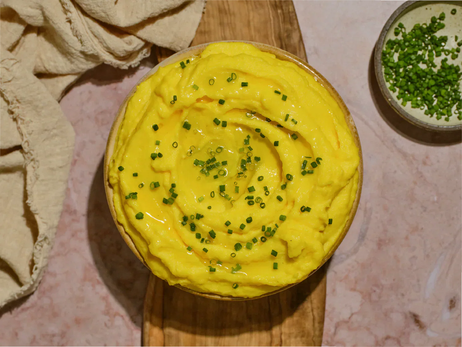 Golden Saffron Mashed Potatoes