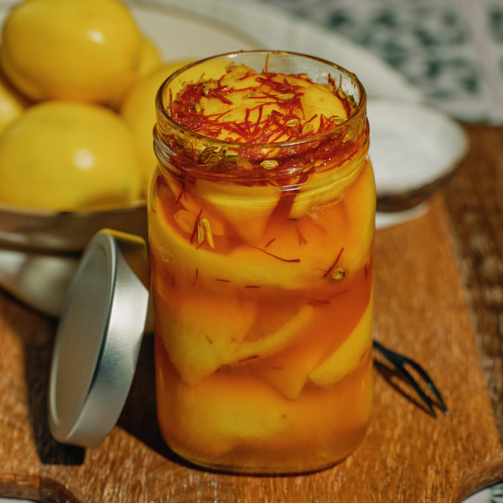 Saffron Preserved Lemons