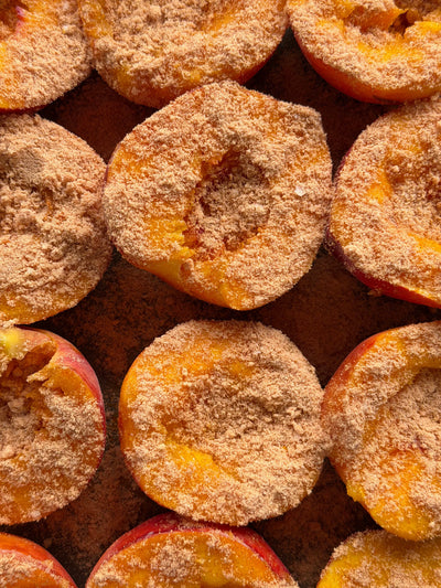 Saffron Baked Peaches