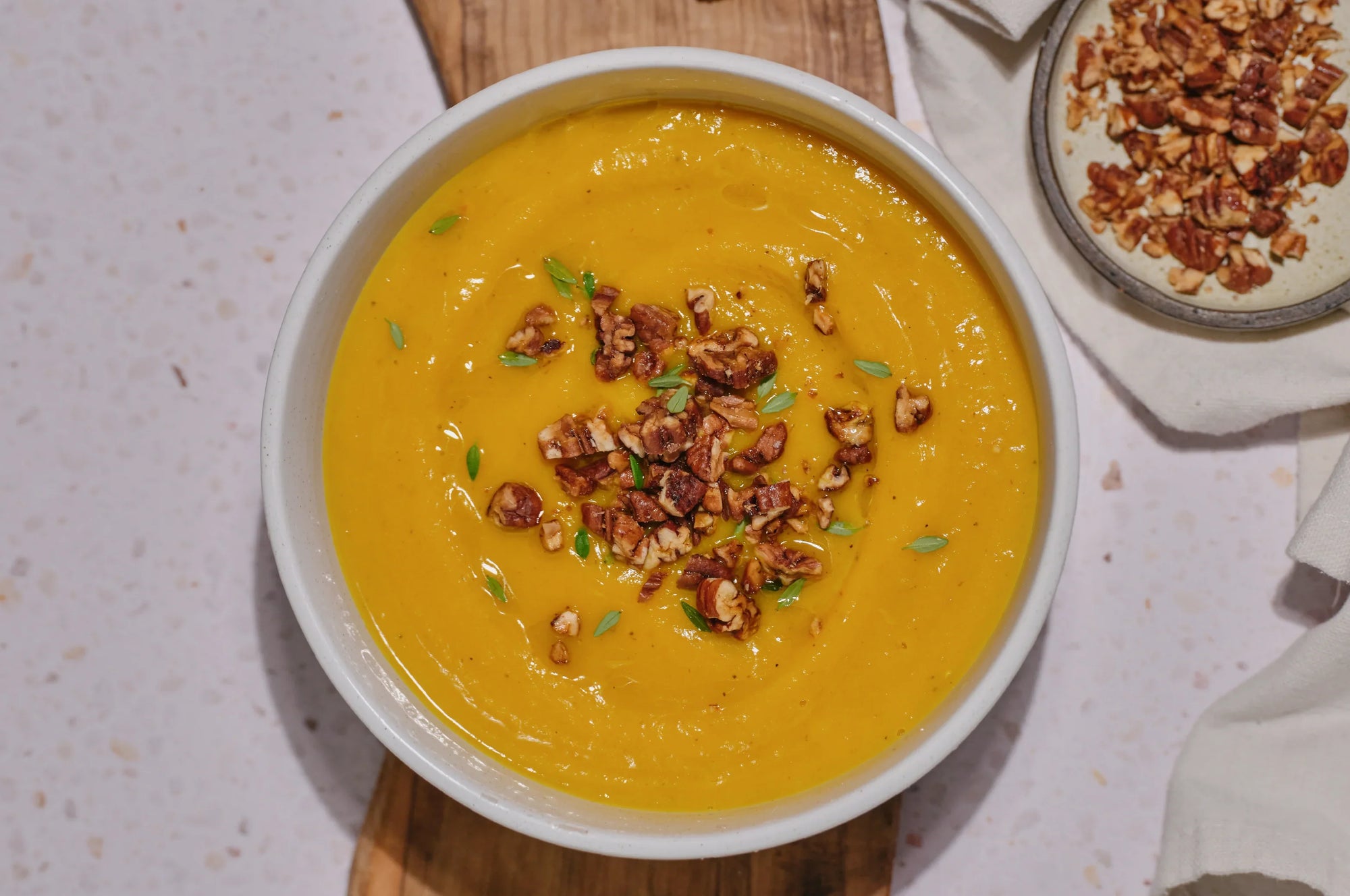 Saffron Butternut Squash and Fennel Soup