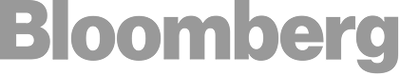 The Bloomberg logo in large, bold, gray letters on a light background.