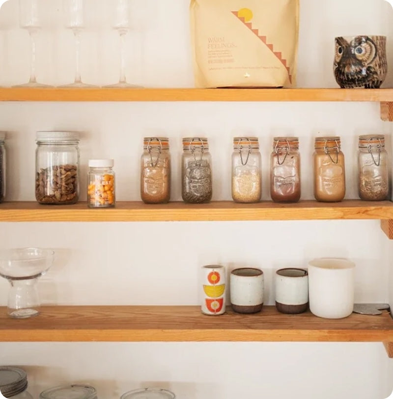 Saffron Capsules and the Saffron Latte on Jessica’s spice shelf.