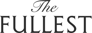 Text logo reads "The FULLEST" in a serif font, with "The" in smaller, italicized script above "FULLEST" in bold uppercase letters.